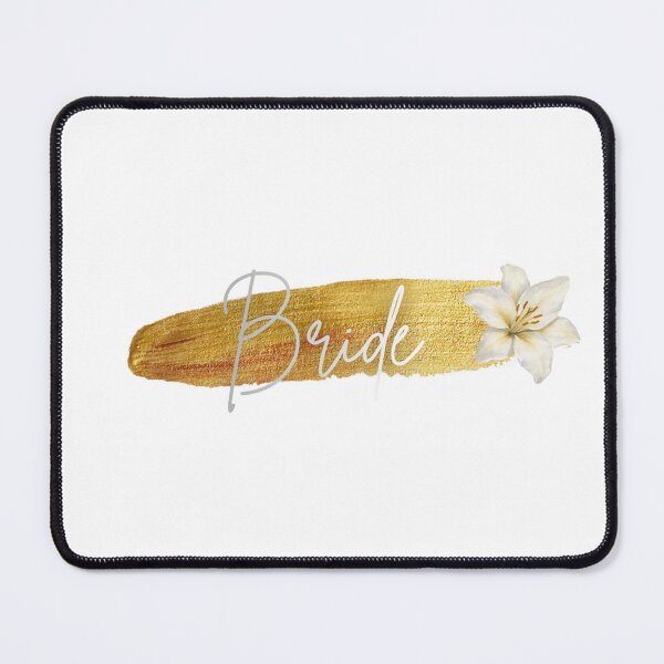 Item preview, Elegant Gold Brush Bride with Lily designed and sold by busesplace.
