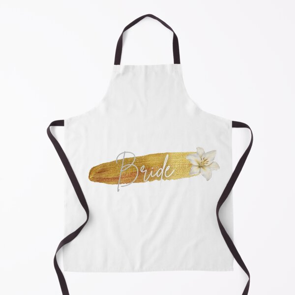 Item preview, Elegant Gold Brush Bride with Lily designed and sold by busesplace.