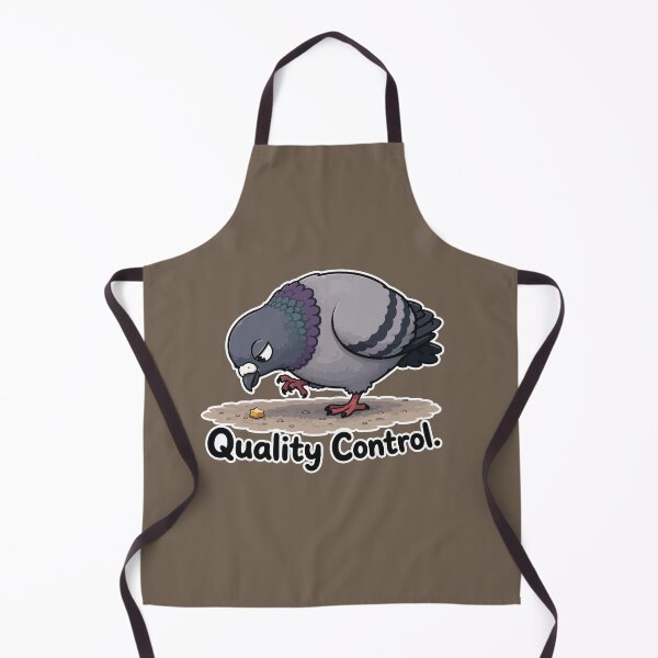 Item preview, Funny QA Pigeon Cartoon Sticker – Quality Control designed and sold by SimplePoDesign.