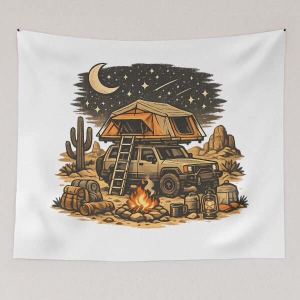 Item preview, Rooftop tent under the desert stars designed and sold by Daily Quirk.