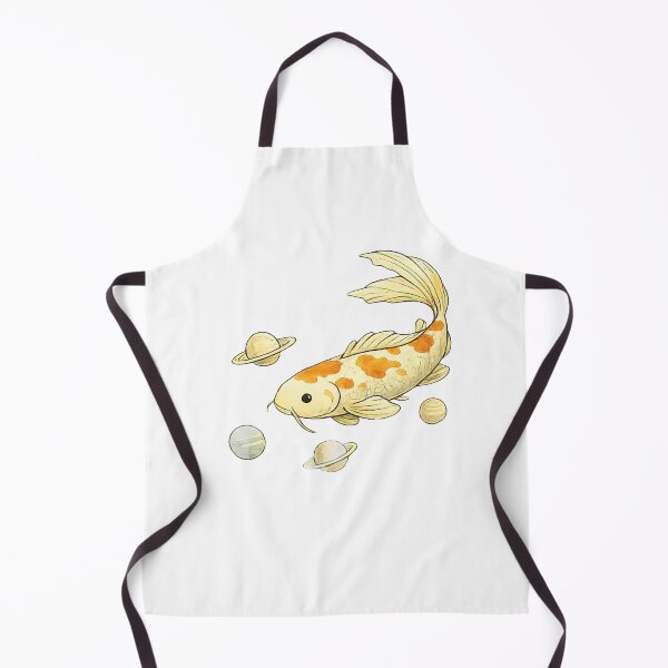 Item preview, Cosmic Koi Fish | Space Koi with Planets | Japanese Fantasy Art | Celestial Minimalist Illustration | Cute Koi Design designed and sold by Velnox.co.