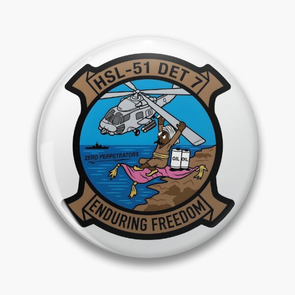 Item preview, US Navy HSL-51 Detachment 7 Operation Enduring Freedom SH-60B Patch designed and sold by CharlieDesings.