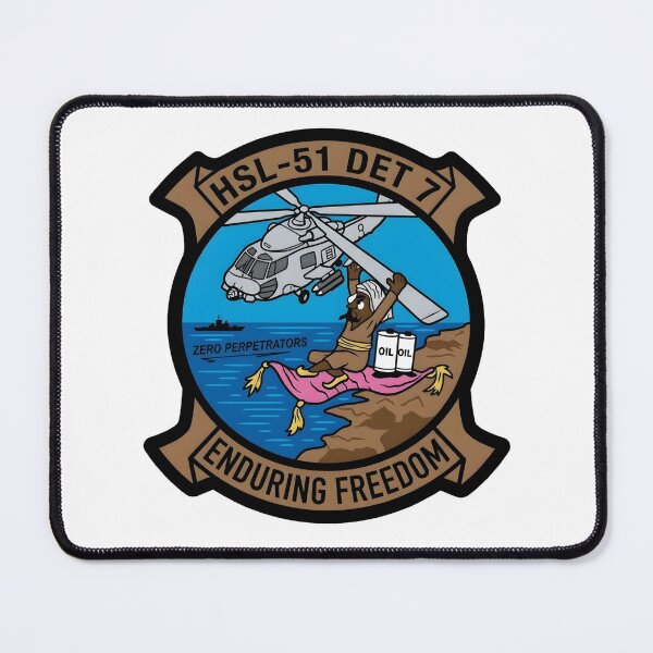 Item preview, US Navy HSL-51 Detachment 7 Operation Enduring Freedom SH-60B Patch designed and sold by CharlieDesings.