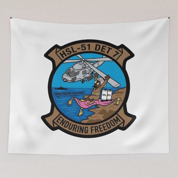 Item preview, US Navy HSL-51 Detachment 7 Operation Enduring Freedom SH-60B Patch designed and sold by CharlieDesings.