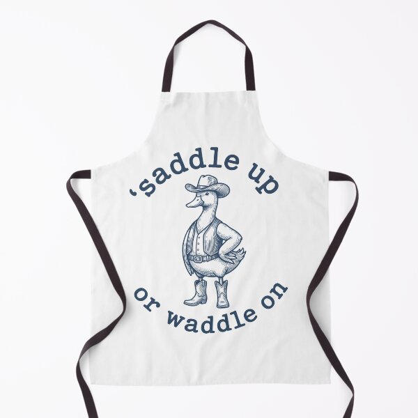 Item preview, Saddle Up or Waddle On Funny Cowboy Duck T-Shirt | Western Duck Humor Graphic Tee designed and sold by StickerNestYou.