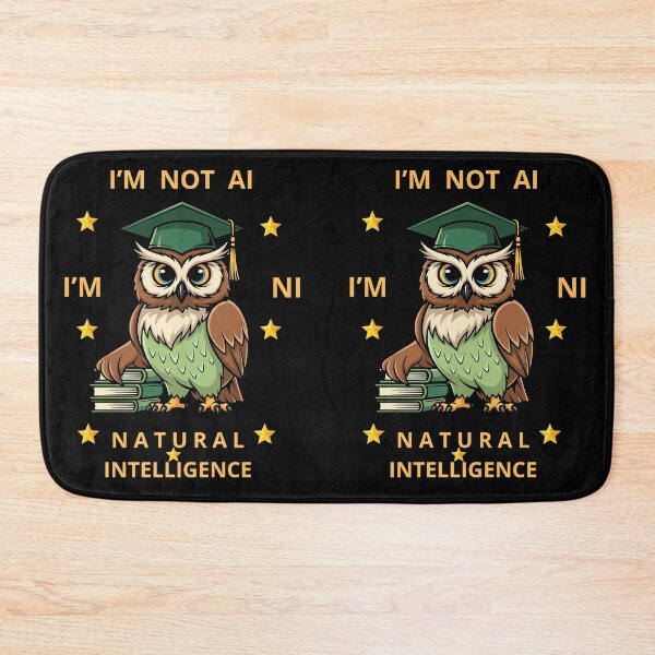 Item preview, I'm Not AI I'm NI (Natural Intelligence) Funny Gifts For Optimists designed and sold by zebek-design.