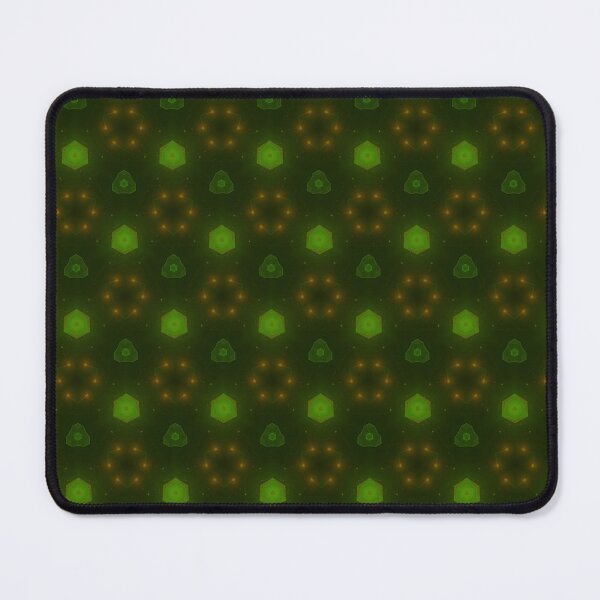 Item preview, Green Geometric Floral Seamless Pattern designed and sold by IntelliMindDesigns.