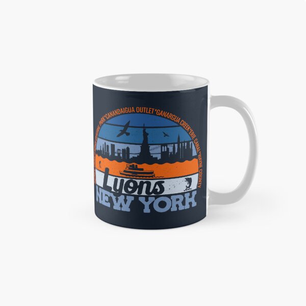 Item preview, Lyons New York Sunset Retro Vintage Local Pride Logo designed and sold by CRHPOD20.