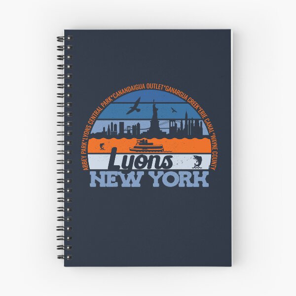 Item preview, Lyons New York Sunset Retro Vintage Local Pride Logo designed and sold by CRHPOD20.