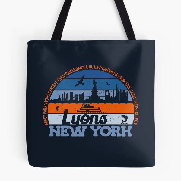 Item preview, Lyons New York Sunset Retro Vintage Local Pride Logo designed and sold by CRHPOD20.