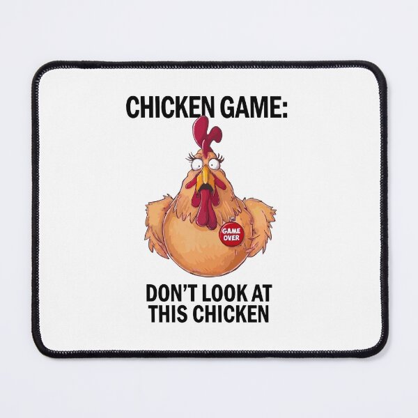 Item preview, Chicken Game Don't Look At This Chicken Shirt - Funny Meme Graphic Tee & Sarcastic Joke Gift designed and sold by BobaTeeStore.