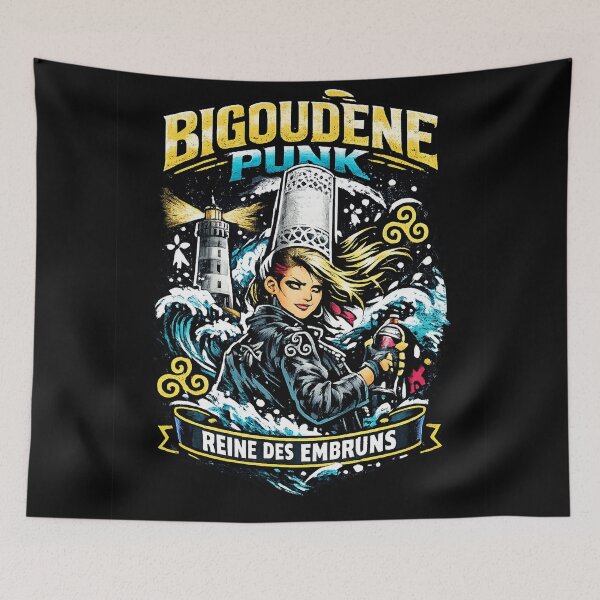 Item preview, Bigoudène Punk – Queen of the Breton Sea Spray designed and sold by CR3@TIX-BOUTIK.