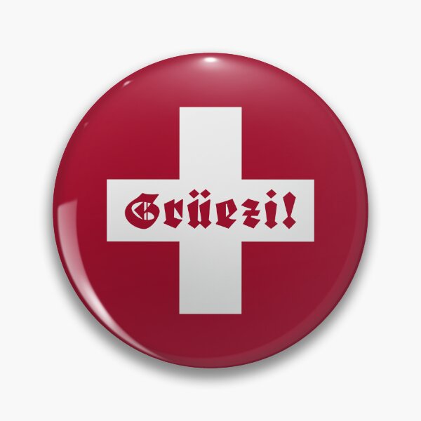 Item preview, Grüezi (Switzerland / Swiss Greeting / Fraktur / Swiss German) designed and sold by MrFaulbaum.