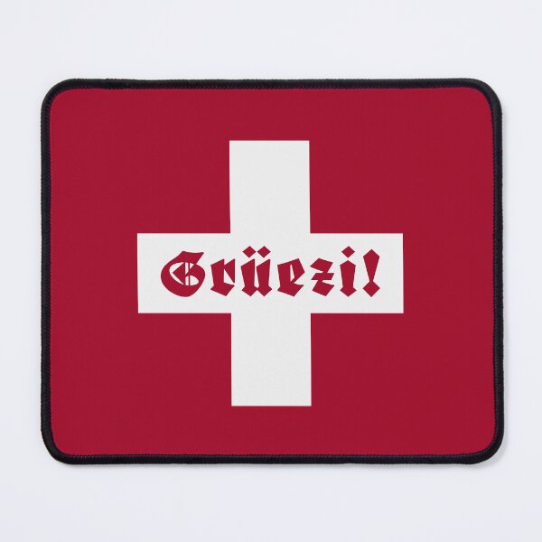 Item preview, Grüezi (Switzerland / Swiss Greeting / Fraktur / Swiss German) designed and sold by MrFaulbaum.