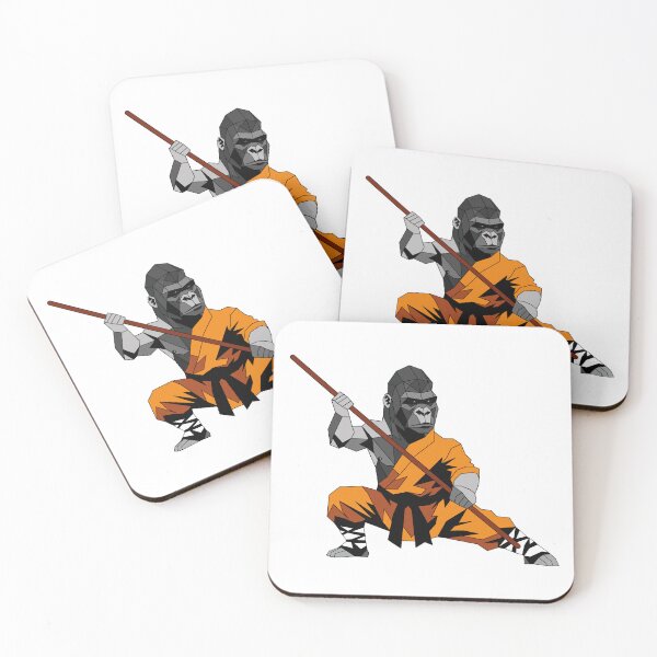 Item preview, Gorilla Monk with Bo Staff designed and sold by MORRAx.