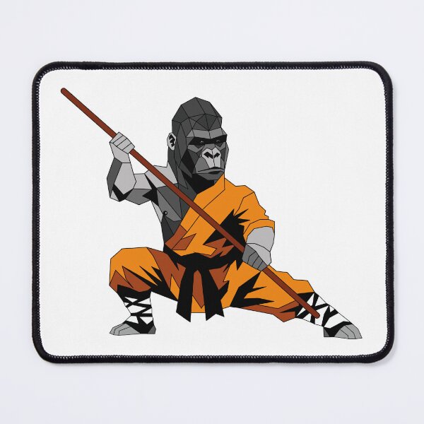 Item preview, Gorilla Monk with Bo Staff designed and sold by MORRAx.