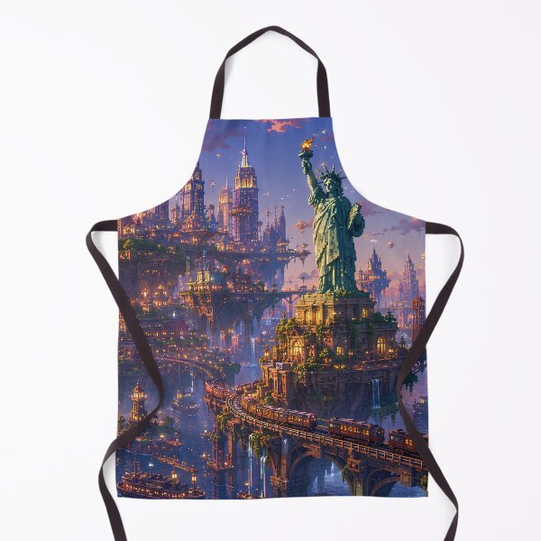 Item preview, New York Sky Harbor at Sunset designed and sold by pixelpopplanet.