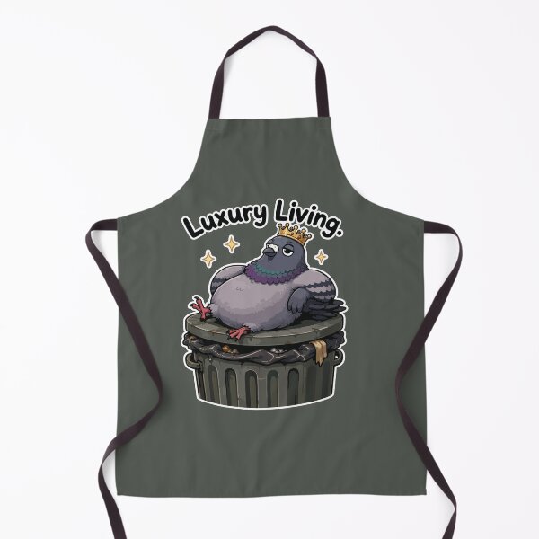Item preview, Funny Pigeon Sticker – Luxury Living Cartoon Bird designed and sold by SimplePoDesign.