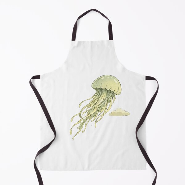 Item preview, Floating Jellyfish in the Clouds | Dreamy Sky Jellyfish | Whimsical Fantasy Minimalist Illustration | Cute Celestial Art designed and sold by Velnox.co.