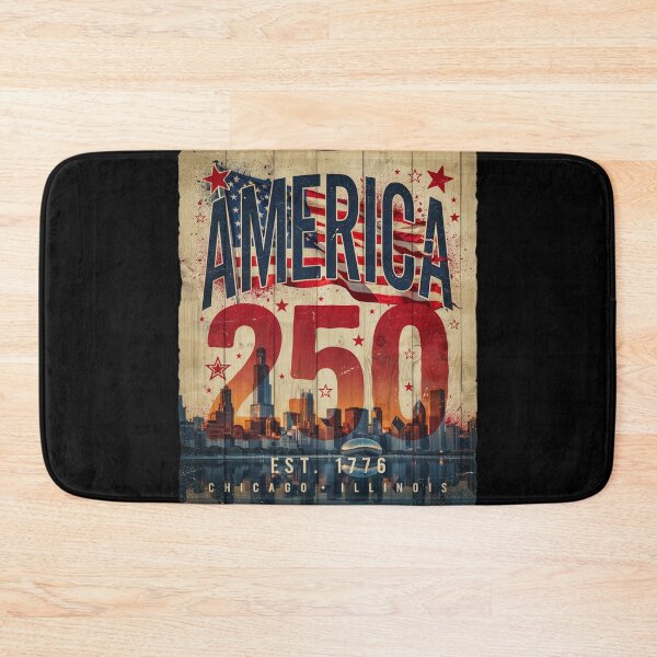 Item preview, America 250 Chicago Windy City T-Shirt | Patriotic Skyline 1776-2026 Semiquincentennial Tee v1 designed and sold by DarylWelsh2024.