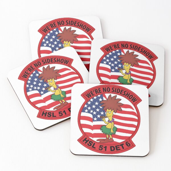 Item preview, US Navy HSL-51 Detachment 6 "We're No Sideshow" Sideshow Bob Patch designed and sold by CharlieDesings.