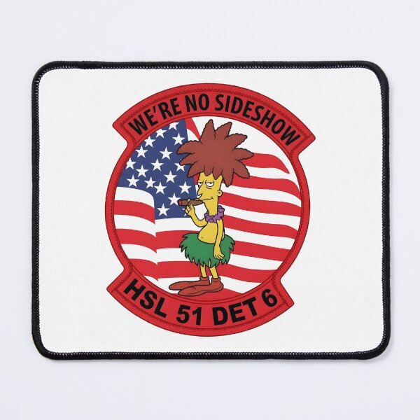 Item preview, US Navy HSL-51 Detachment 6 "We're No Sideshow" Sideshow Bob Patch designed and sold by CharlieDesings.