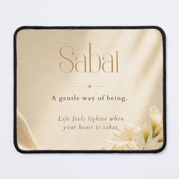 Item preview, Sabai | Thai Word for Peaceful Living Design | Soft Thailand™ designed and sold by CosmicQuietStudio.