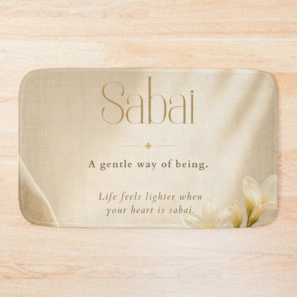 Item preview, Sabai | Thai Word for Peaceful Living Design | Soft Thailand™ designed and sold by CosmicQuietStudio.
