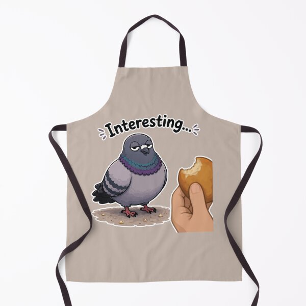 Item preview, Funny Pigeon Sticker – Interesting... Cartoon Bird designed and sold by SimplePoDesign.