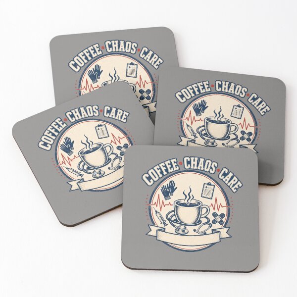 Item preview, Coffee Chaos Care Nurse  designed and sold by freshwear design.