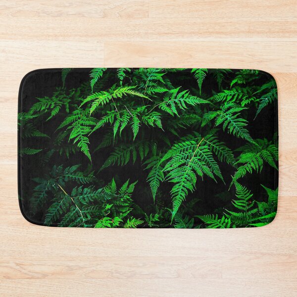 Item preview, Emerald Forest Ferns on Dark Botanical Background designed and sold by Exodoi.