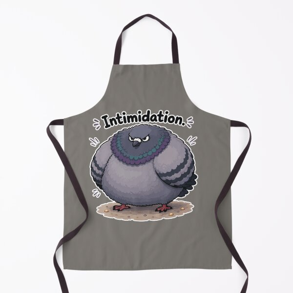 Item preview, Funny Pigeon Sticker – Intimidation Cartoon Bird designed and sold by SimplePoDesign.