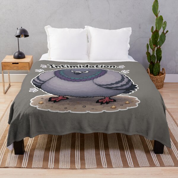 Item preview, Funny Pigeon Sticker – Intimidation Cartoon Bird designed and sold by SimplePoDesign.