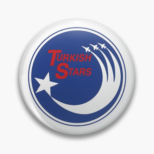 Item preview, Turkish Air Force Turkish Stars Aerobatic Demonstration Team Patch designed and sold by CharlieDesings.