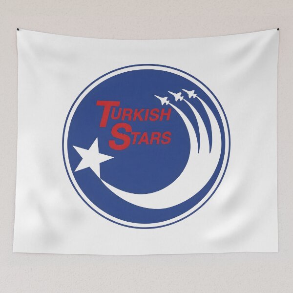 Item preview, Turkish Air Force Turkish Stars Aerobatic Demonstration Team Patch designed and sold by CharlieDesings.