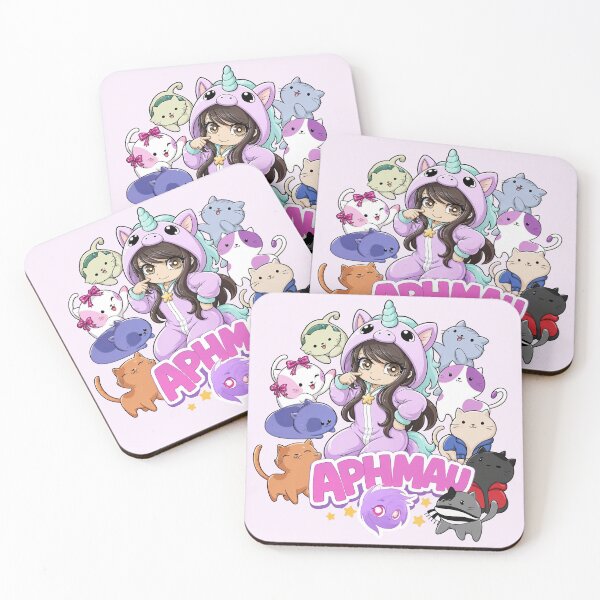 Aperçu de l'œuvre Aphmau licorne et chats art créée et vendue par Infdesigner.
