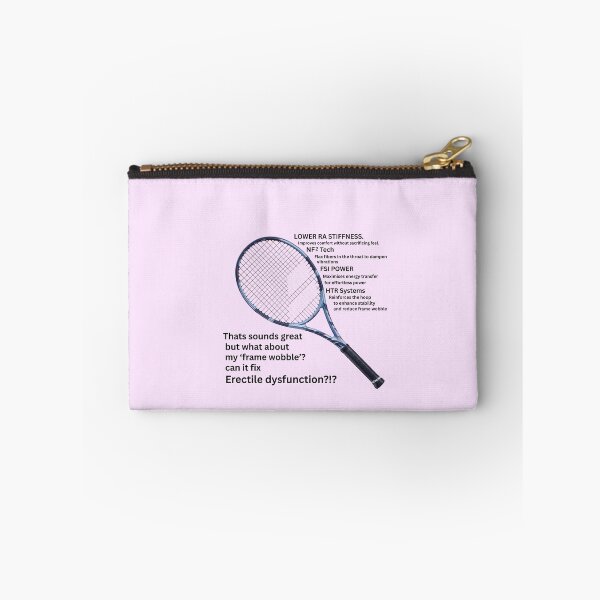 Item preview, A tennis racket has its limits. designed and sold by LarsBirdsong.