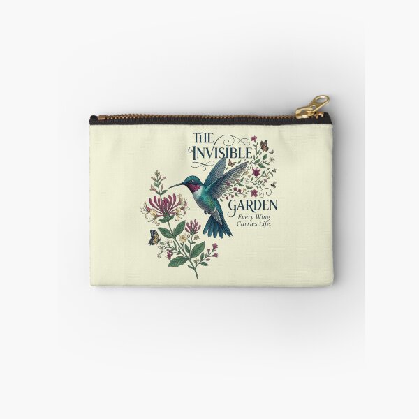 Item preview, The Invisible Garden Hummingbird Artwork | Premium Nature Design designed and sold by Amr Darwish Graphic designer.