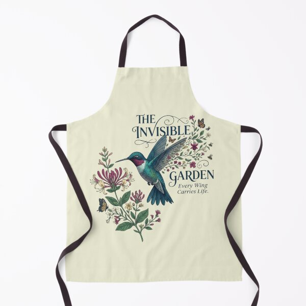 Item preview, The Invisible Garden Hummingbird Artwork | Premium Nature Design designed and sold by Amr Darwish Graphic designer.