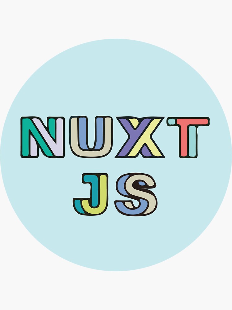 Nuxt Js Light Blue (Large) by krutie