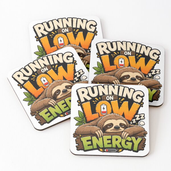 Item preview, Running on Low Energy Sloth designed and sold by PixoNest.