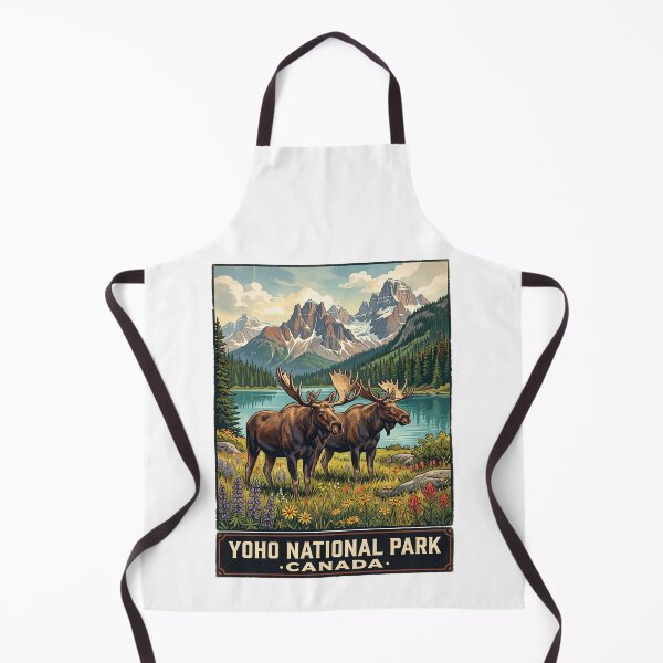 Item preview, Yoho National Park Canada Moose Vintage Travel designed and sold by TeeARTHY.