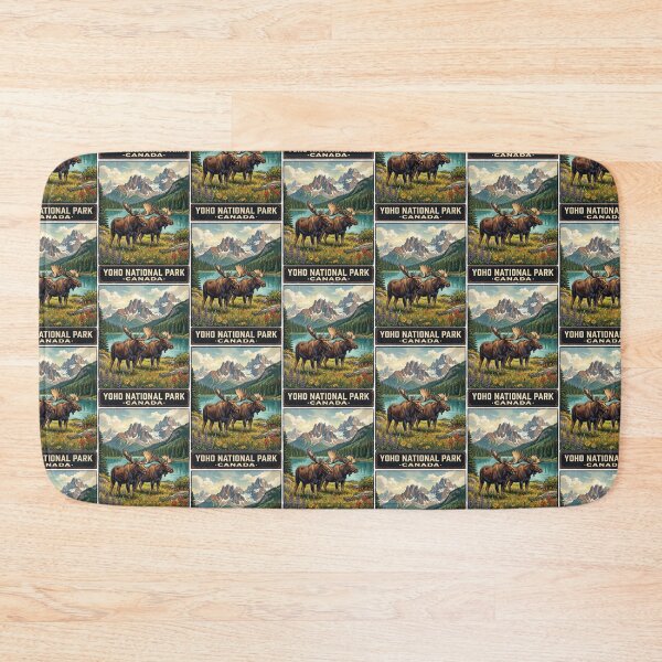 Item preview, Yoho National Park Canada Moose Vintage Travel designed and sold by TeeARTHY.