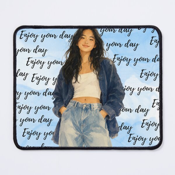 Item preview, Enjoy your day aesthetic girl sky art designed and sold by busesplace.