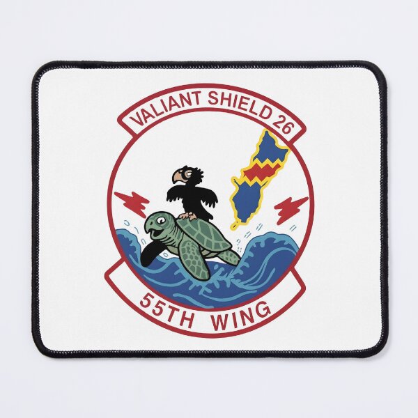Item preview, USAF 55th Wing Valiant Shield 26 Exercise Commemorative Patch designed and sold by CharlieDesings.