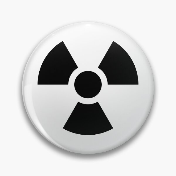 Item preview, Black Radioactive Warning sign symbol designed and sold by pattern-archive.