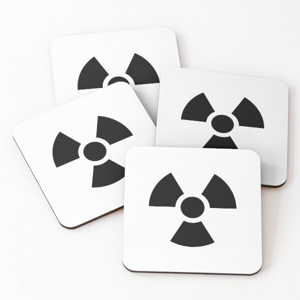 Item preview, Black Radioactive Warning sign symbol designed and sold by pattern-archive.
