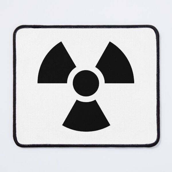 Item preview, Black Radioactive Warning sign symbol designed and sold by pattern-archive.