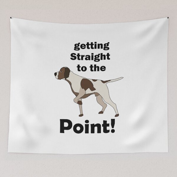 Item preview, English Pointer Getting Straight To The Point designed and sold by Nisha Prabhu.