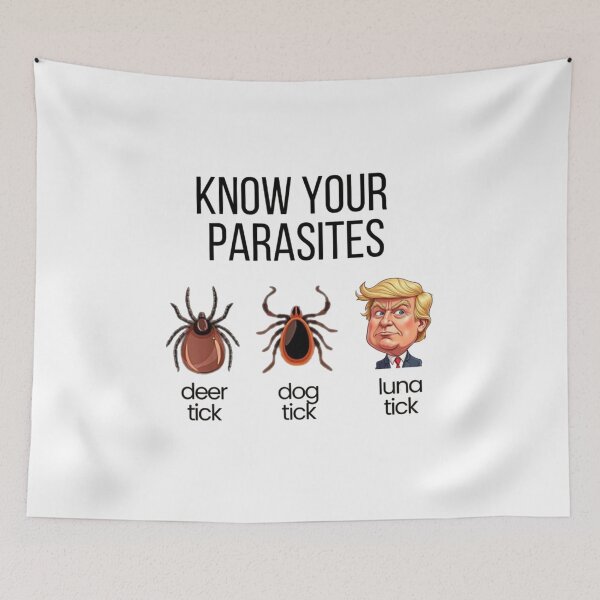 Item preview, Anti-Trump Political Humor : Know Your Parasites designed and sold by Gbriel3.